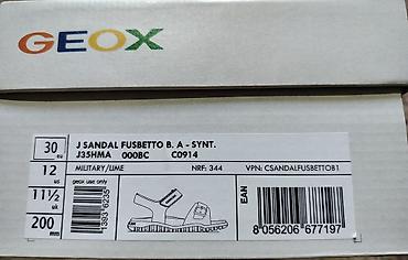 Детская обувь: Детские сандалии Geox J SANDAL FUSBETTO, новые Модель: J35HMA 000BC — 4
