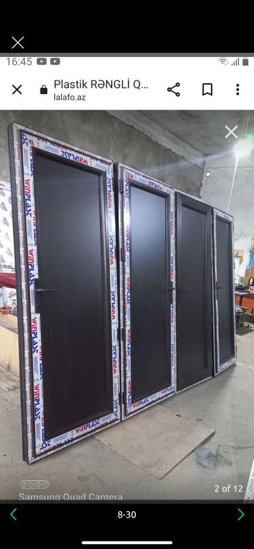 Plastik qapılar: Plastik naxışlı hamam qapıları. 350 man keyfi̇yyətli̇ — 24