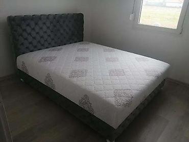 Kreveti: AKCIJA Tapacirani bračni krevet – luksuzni Chesterfield stil - — 5