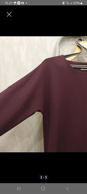 oversize: Повседневное платье, Турция, Осень-весна, Длинная модель, Трикотаж, Оверсайз, M — 5