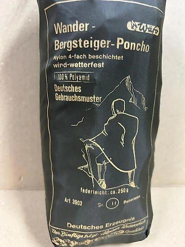 Sportska odeća: Planinarski/planinarsko-hodački pončo – “Wander-Bergsteiger-Poncho” - — 2