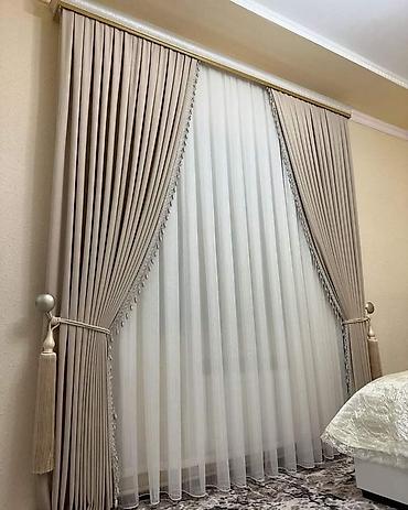 Pərdə və tüllər: Pərdə və jalüz xidmətləri - Klassik və müasir üslubda pəncərə — 1