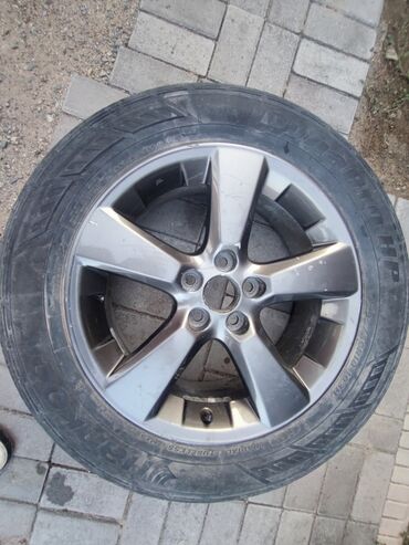 Колеса в сборе 235 / 60 / R 18, Лето, Б/у, Запаска, Легковые, Литые, отверстий - 5