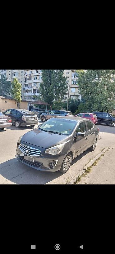 isma mirage: Mitsubishi Attrage sedan - Kuzov: 4 qapılı sedan, tünd boz rəng - — 4