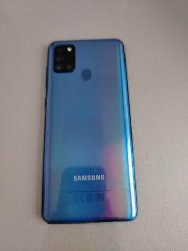 Samsung: Samsung Galaxy A21S, 64 GB, rəng - Göy, Barmaq izi