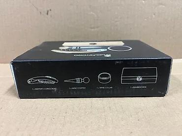 Ostala kuhinjska oprema: Masterpro set pribora za vino – 3 dela u bambus kutiji Sadrži: - — 5