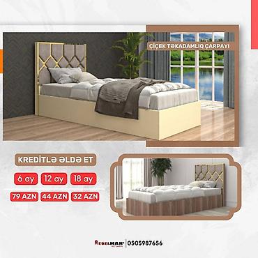 Çarpayılar: Yeni, Təknəfərlik çarpayı, Bazasız, Matras ilə, Siyirməsiz, Azərbaycan — 6