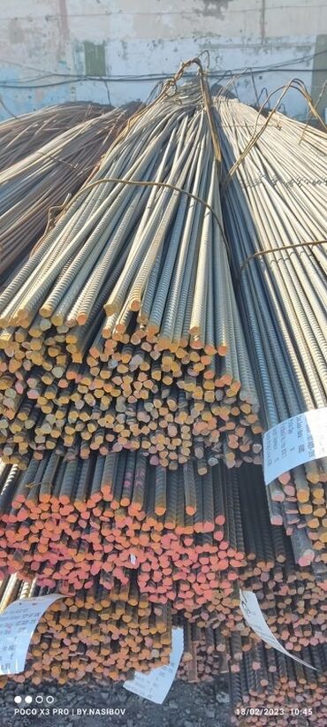Armatur: UNIMETA şirkətinin istehsalı olan, diametri 12 mm və uzunluğu 12000 mm — 6
