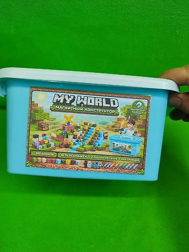 Игрушки: Майнкрафт конструктор магнитные блоки для развития детей — 15