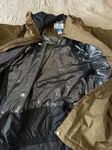 пуховики больших размеров: Мужская куртка, Columbia, Новый, цвет - Коричневый, Самовывоз