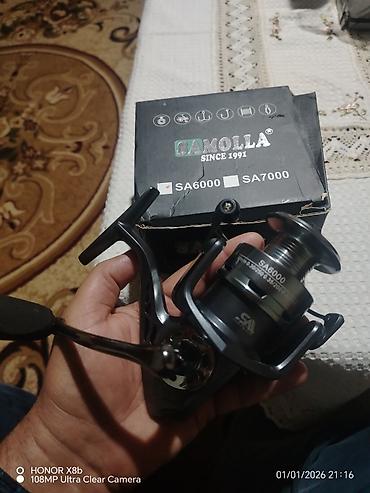 ovcu dəsti: SAMOLLA SA6000 fırlanan balıqçılıq kalaskası - Model: SA6000 (qutuda — 1