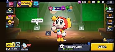 Brawl Stars oyunu üçün inkişaf etmiş hesab. Xüsusiyyətlər: - Kupa