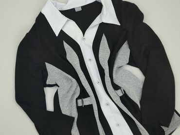 czarne bluzki nike: Blouse, 6XL (EU 52), condition - Good