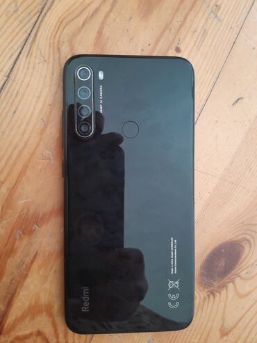 xiaomi telefonlari: Xiaomi Redmi Note 8, 64 ГБ, цвет - Черный, 
 Отпечаток пальца, Две SIM карты