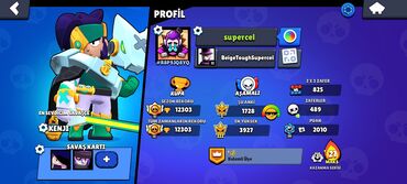 Digər: Brawl stars hesabı satılır bravl pass alınmışdı hərbi kenjisi var
