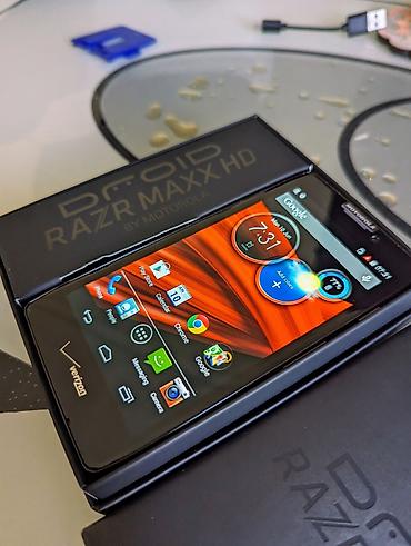 motorolla ratsiya: Motorola Droid Razr Maxx Hd, 16 ГБ, цвет - Черный, Face ID, Сенсорный, С документами — 1