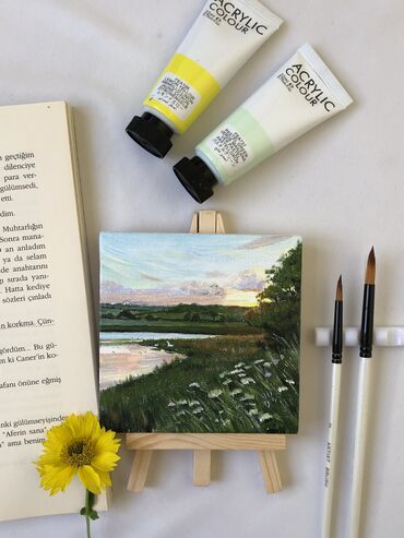 esger sekilleri: Satilir 🌱☀️
Ketan uzerinden akril ile resm. Olcu 11x11