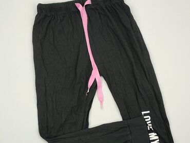 czarne zamszowa spódniczka: Spodnie dresowe, L, stan - Dobry