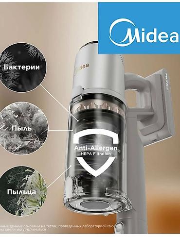Вертикальные пылесосы: Вертикальный пылесос Midea VSS P9 PRO с насадкой-щеткой для — 20