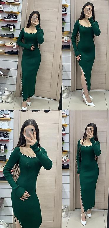 zamus ayaqqabi: Qadınlar üçün zərif uzun donlar - Model: bədənə oturan, uzun (maxi) — 4