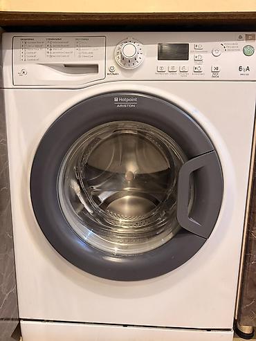 ariston hotpoint: Hotpoint-Ariston WMSG 608 önyükləməli paltaryuyan maşın - Yük: 6 kq - — 1