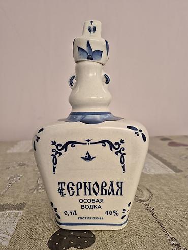 Кухонные принадлежности: Başlıq: Qədimi Gjel üslubunda keramik suvenir qrafin (Ştof) – İdeal — 1