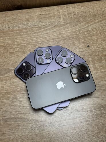 бишкек купить айфон: IPhone 14 Pro, Б/у, 256 ГБ, Deep Purple, Защитное стекло, Чехол, В рассрочку, 91 %