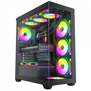 pc ana plata: ✔️ ATX / mATX / Mini-ITX dəstəyi ✔️ 7 ədəd ARGB fan ✔️ Temperli yan — 1