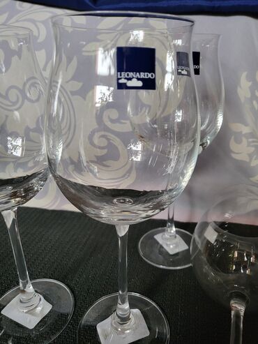 Čaše: Case kristalno staklo vintaz,nove Leonardo za vino. Case tanak — 11