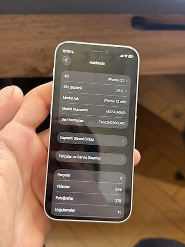 Apple iPhone: IPhone 12 mini, 128 GB, Ağ, Face ID — 2