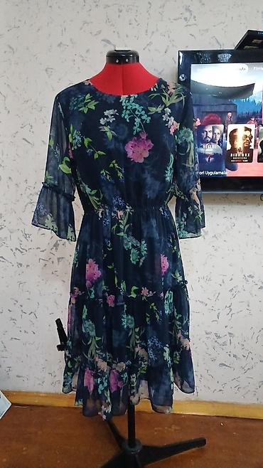 Другая женская одежда: Qadın geyimləri – fərqli modellər - Tünd göy blazer: V-yaxa, bir — 4