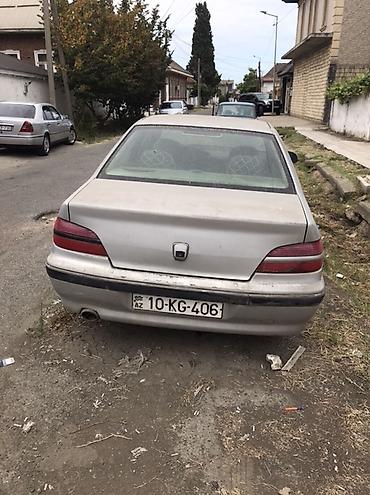təkər olculəri: Peugeot 406 sedan - Kuzov: sedan, gümüşü rəng - Nömrə nişanı — 4