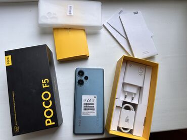 poco f: Poco F5, Новый, 256 ГБ, цвет - Голубой, 2 SIM