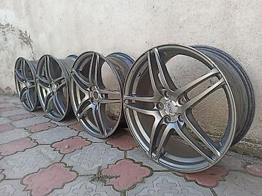 треснут: Литые Диски R 18 Advan Racing, Комплект, отверстий - 5, Б/у — 3