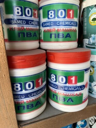 Краска: Клей ПВА марки SAMED CHEMICALS 801 предназначен для склеивания бумаги