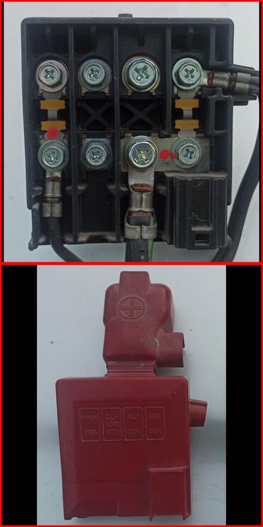аккумулятор для машина: Блок крышка плюсовой клеммы аккумулятора с предохранителями на 60