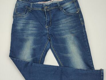 jeansy fit mom: Jeansy L (EU 40), Bawełna, stan - Bardzo dobry