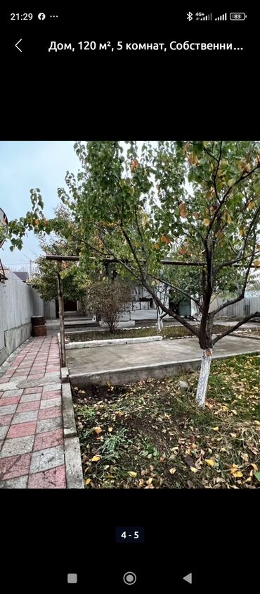 ынтымак дом: 80 кв. м, 3 бөлмө