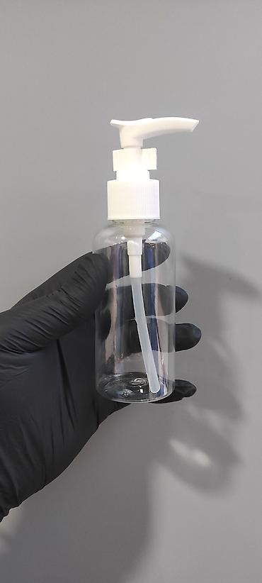 Gözəllik və sağlamlıq: Şüşə görünümlü şəffaf plastik pompalı flakonlar - Həcm: təxminən 100 — 5