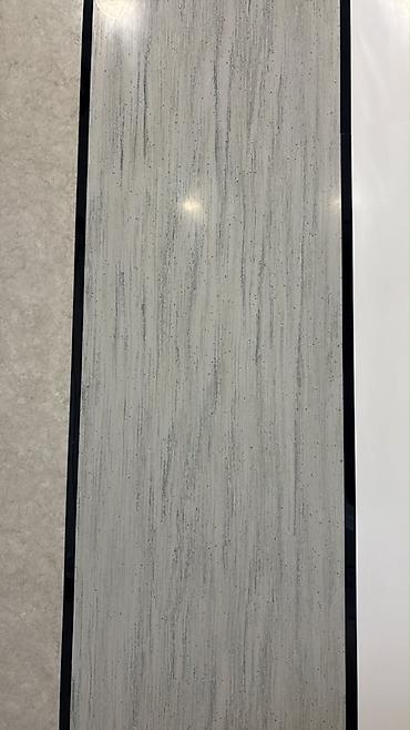 paslanmayan polad: Kvars kompozit (engineered stone) səthlər – açıq bej-boz tonlarda — 4