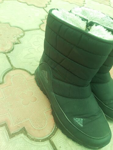 обувь женская зима: Сапоги, 37, цвет - Черный, Adidas