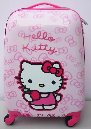 Putni koferi i torbe: Set kofera Hello Kitty – 2 kom - Dizajn: beli i roze koferi sa — 12