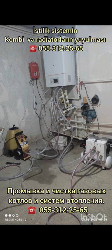 Başqa xidmətlər: KOMBİ YUMA XİDMƏTİ