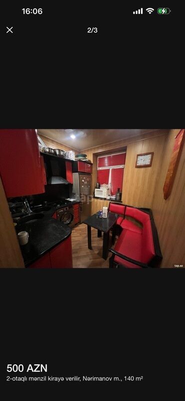 дешевые дачи в баку аренда: Nərimanov m., 2 otaqlı mənzil kirayə verilir — 140 m² Qiymət: 270 Otaq