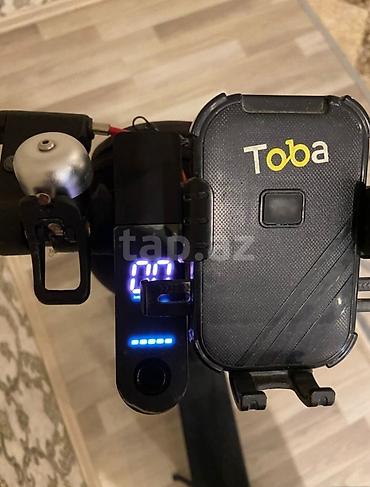 elektrikli scooter toba: Elektrik skuter – Toba aksessuarları ilə - Rəng: qara - Sükan — 3