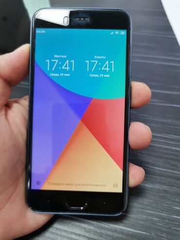 а 5 телефон: Xiaomi, Mi6, Б/у, 64 ГБ, цвет - Черный, 2 SIM