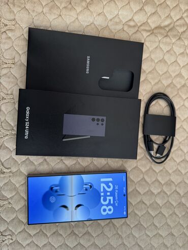 Samsung: Samsung Galaxy S24 Ultra, 256 GB, rəng - Bənövşəyi, Barmaq izi, Simsiz şarj, İki sim kartlı — 8