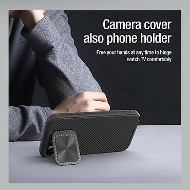 Maske i futrole za telefone: Nillkin CamShield Prop Magnetic case for iPhone 16 Pro 6.3 in black — 2