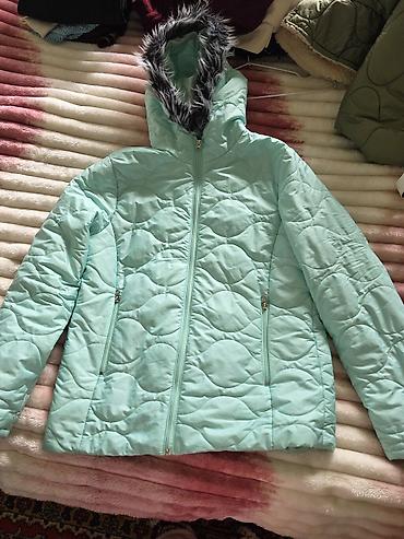 Üst geyimi: Qadınlar üçün qışlıq/quilted jaket_ - Rəng: açıq mavi (mint tonunda) — 2