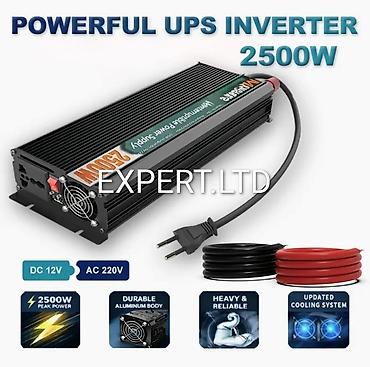 İnverterlər: Yeni Inverter, 3000-5000 Vt, 12 - 220 volt, Ünvandan götürmə, Ödənişli çatdırılma, Rayonlara çatdırılma — 10